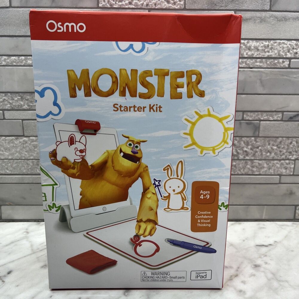 Osmo Monster Starter Kit - Designed for iPad ages 4-9 encourages creativity